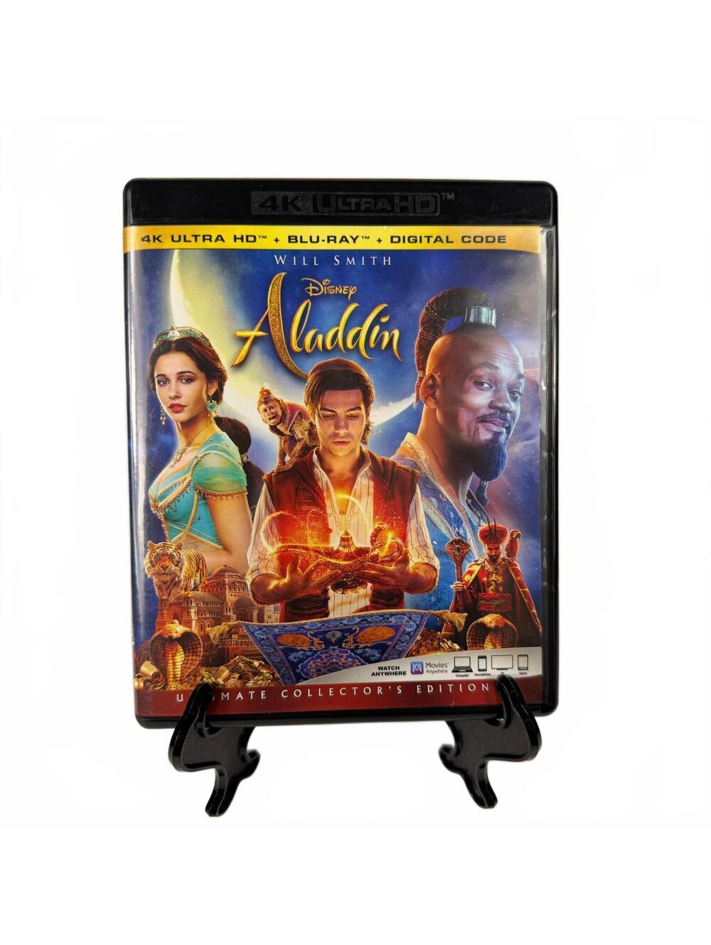 Aladdin Disney Movie w/ Will Smith ( 4K Ultra HD + Blu-Ray + Digital Download )